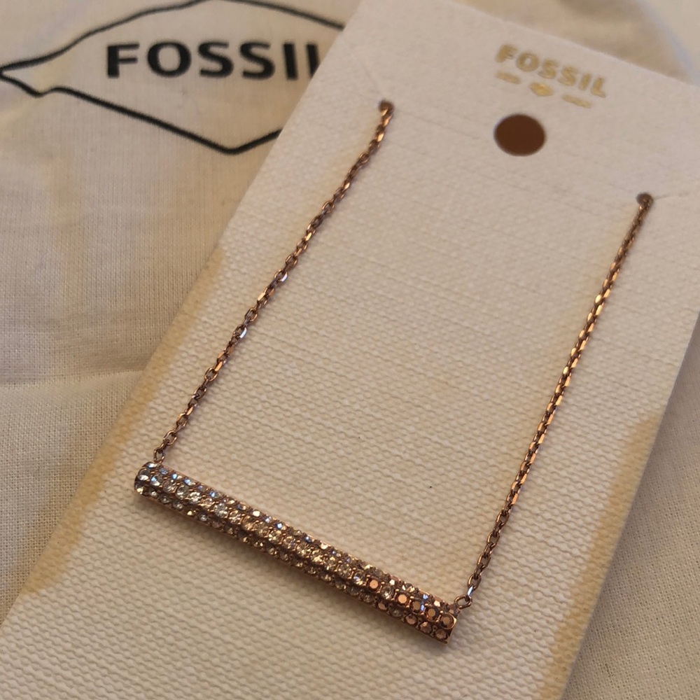 Fossil Ombre Glitz Necklace